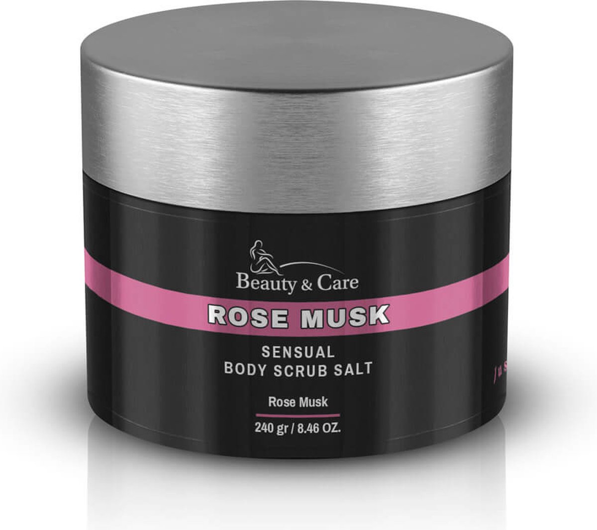 Beauty & Care - Rose Musk Body Scrub Salt - 240 g. new