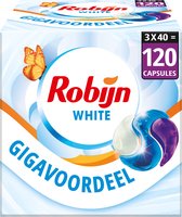 Bol.com Robijn Classics Stralend Wit 3-in-1 Wascapsules - 3 x 40 wasbeurten - Voordeelverpakking aanbieding