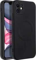 Coque arrière en Siliconen avec MagSafe iPhone 11 - Zwart