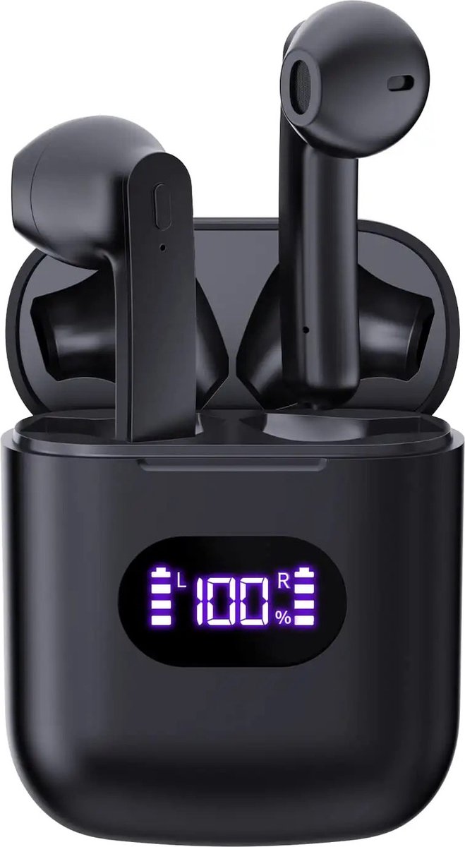 Draadloze Oordopjes - Oortjes Draadloos - Bluetooth - Wireless Earbuds - Geschikt voor iPhone / Samsung Etc. - Inc. Draadloos Opladen