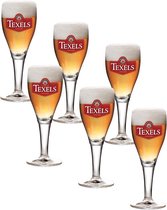 Texels Bierglazen op Voet 30cl set van 6 stuks - Bier Glas 0,30 l - 300 ml