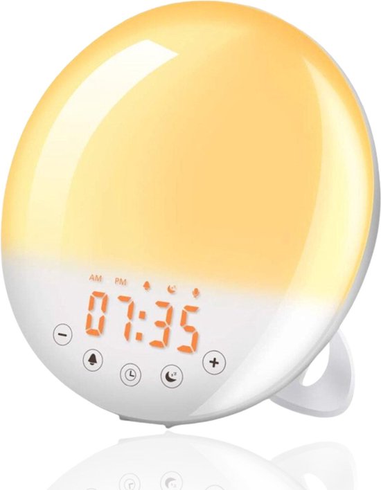DVH Wake Up Light - Digitale Wekker met Nachtlamp - Lichtwekker