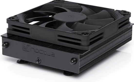 Noctua NH-L9a-AM5 chromax.black - Koeler voor Processor AM5 - 57.5 cfm - 600 - 2500 omw/min. - 23.6 dBA - 12V - zwart