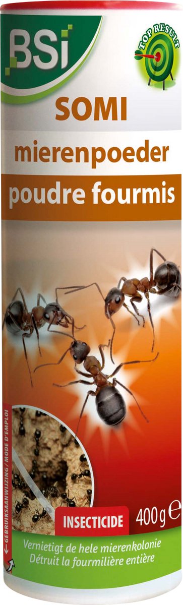 BSI - Somi - Strooipoeder tegen mieren, kakkerlakken, spinnen en andere kruipende insecten - 400 g