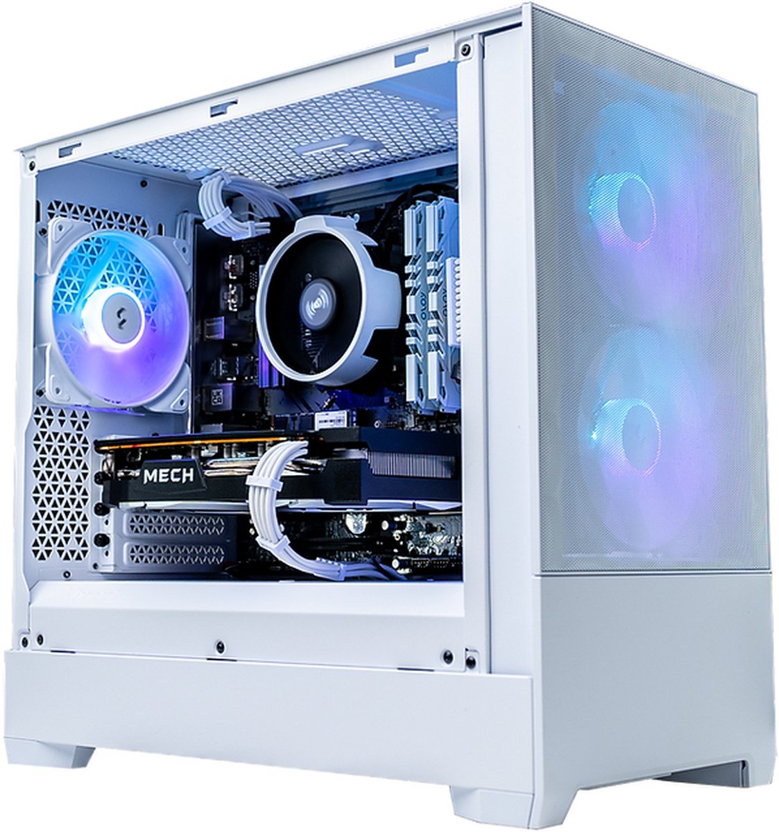 PC para jogos de corrida AMD Ryzen 5 3600/16GB/1TB SSD/RX 6650 XT