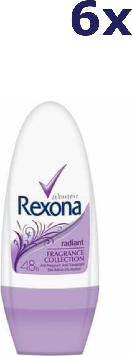 Goedkoopste 6x Rexona Deo Roll-on – Radiant 50 ml