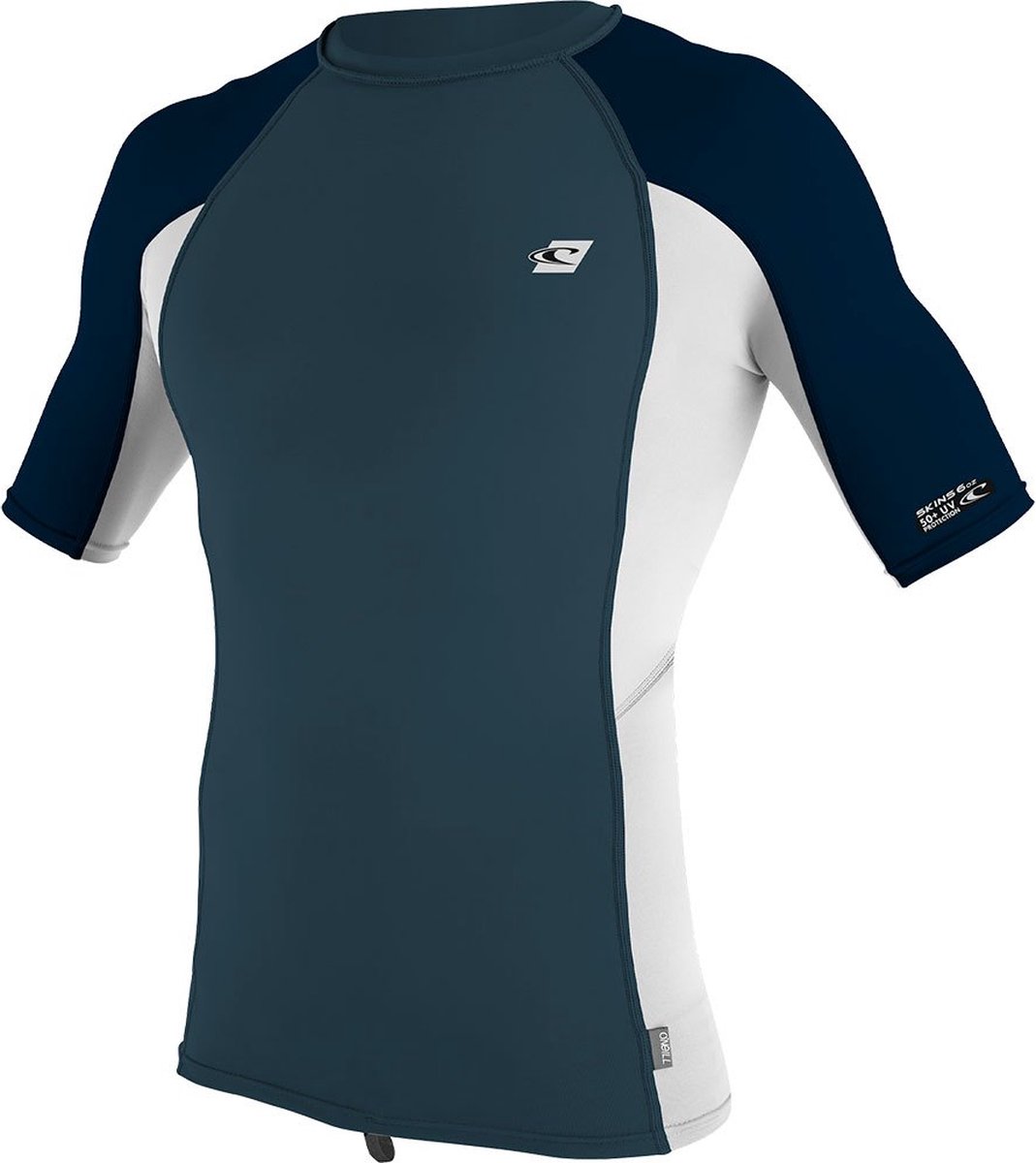 O´neill Wetsuits Premium Skins Rash Guard T-shirt Met Korte Mouwen Blauw 2XL Man