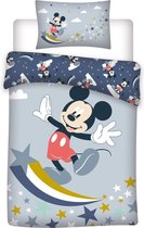 Mickey Mouse Peuter dekbedovertrek. 100 x 140 cm - 100% Katoen
