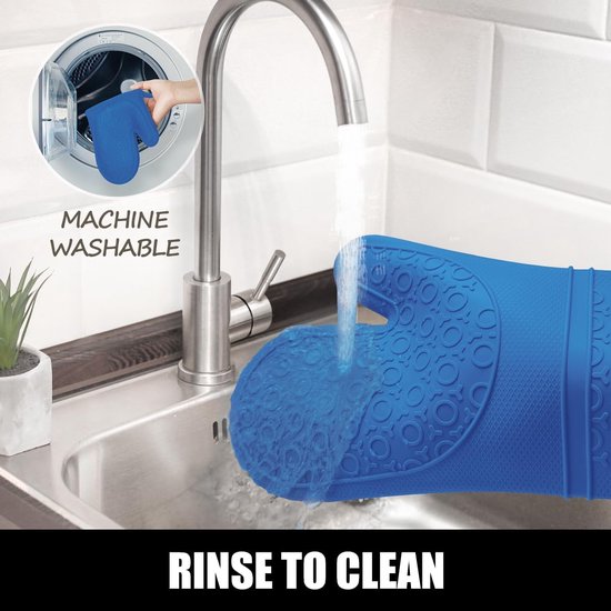 Lot De 2 Gants De Cuisine Résistants à La Chaleur Pour Four Et Casseroles Ideaux Pour Les Barbecues Les Grillades Et Cuisson Au 98953701