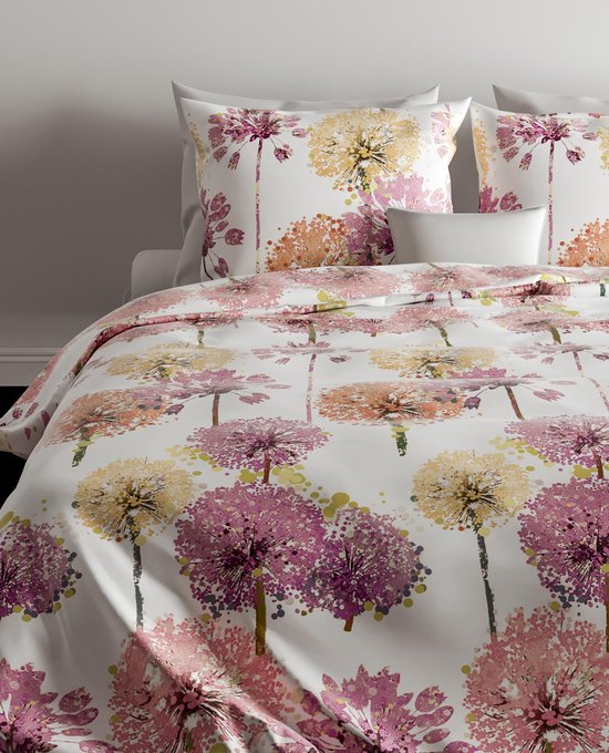 Zohome Maaike Dekbedovertrek - Eenpersoons - 140x200/220 cm - Pink