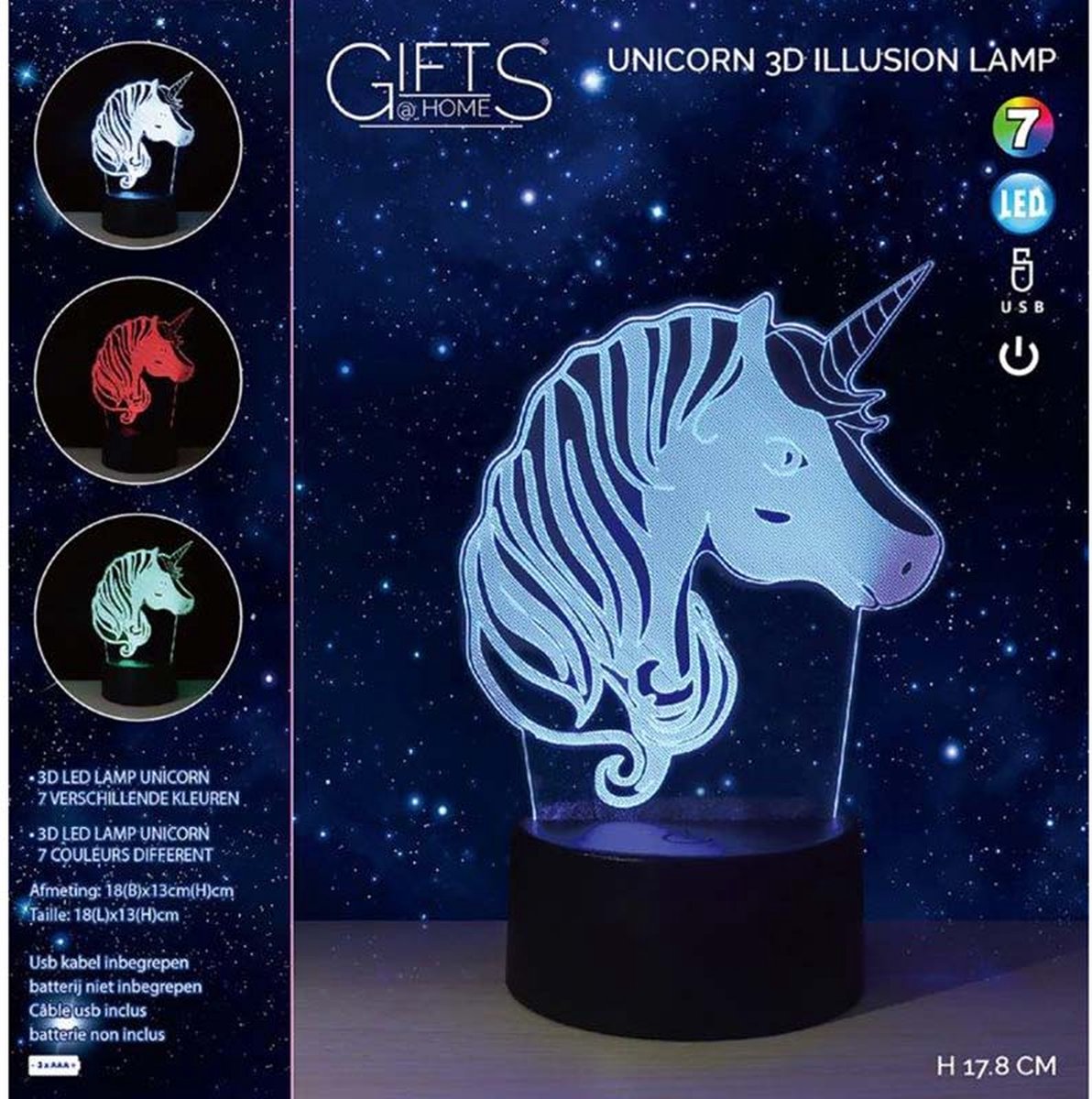 Licorne Lumineuse Glitter (10 LED) - Cdiscount Maison