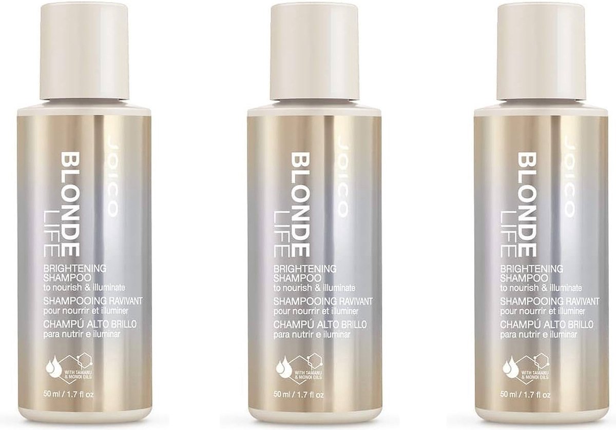 Joico Blonde Life Brightening Shampoo 50ml x 3
