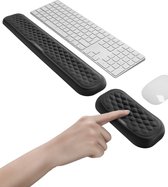 Luxe polssteun toetsenbord - ergonomische polssteun muis - zwart
