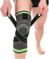 Knie band (zwart) - Knie Versterking - Orthopedische kniebrace voor kruisband - Knieband voor meniscus - Kniebeschermer - Knie brace patella - Compressie kniebandage blessure - MAAT L