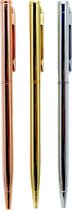 Zody Shop - Kleine zakelijke pennenset – 3 pennen - Past gemakkelijk in een pennenzak of pennenbakje