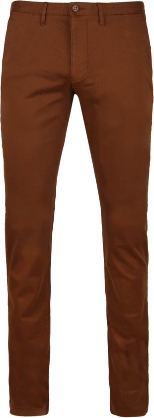 Convient - Chino Sartre Cognac - Coupe slim - Chino Homme taille 26