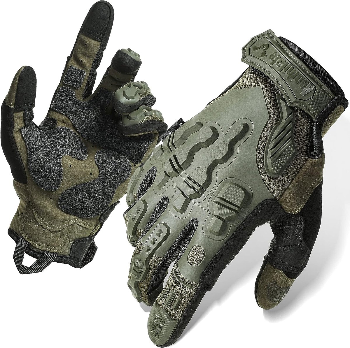 Gants Airsoft, gants de moto respirants et résistants à l'usure avec écran  tactile à 3 | bol