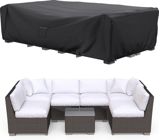 Housse salon de jardin, 200 x 160 x 74 cm, bâche imperméable