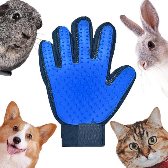 Gant pour animaux, gant pour animaux de compagnie, gant de massage, manteau  long,... | bol