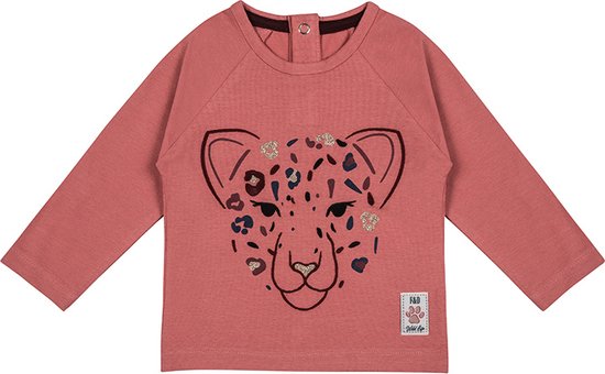 Frogs and Dogs - Chemise Jaguar Raglan - Wild Life - Rose - Taille 50/56 -