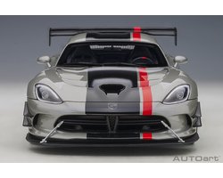 AUTOart 1/18 Dodge Viper ACR - 2017, Billet Silver metallic / black