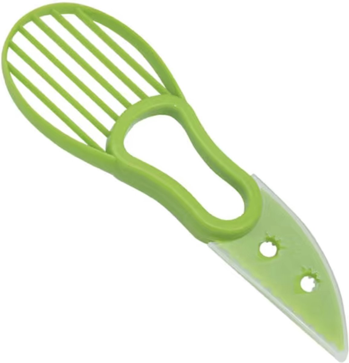 Avocado snijder 3 in 1 groen