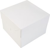BrandNewCake® Taartdoos - 20x20x15 cm - Taartdoos Karton - Cakedoos - 3 Stuks - Wit