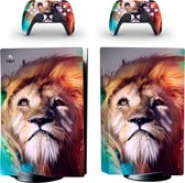 PS5 Disk - Console Skin - King of the Jungle - Console Sticker - 1 console en 2 controller stickers