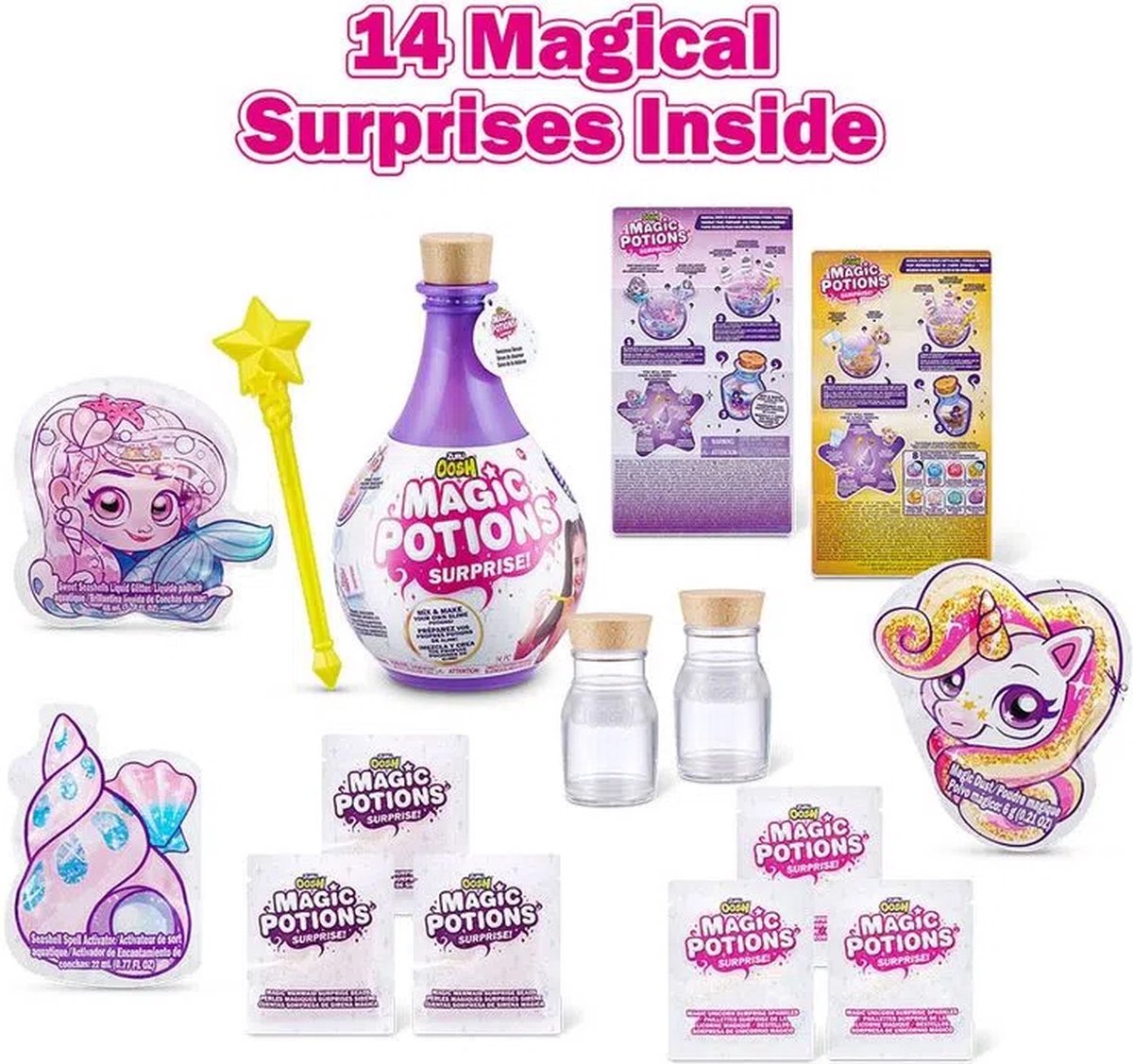 Oosh Magic Potions Surprise - Violet - Fabriquez votre eigen slime -  Comprend une