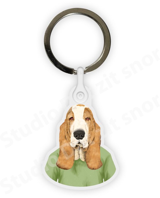 Sleutelhanger | Basset Hound Eddie