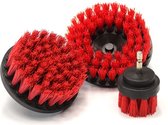 MaxShine Drill Carpet Detailing Brush - 3 stuks