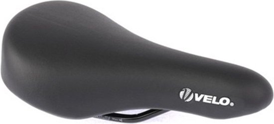 Velo junior zadel 16/20 inch - Zwart