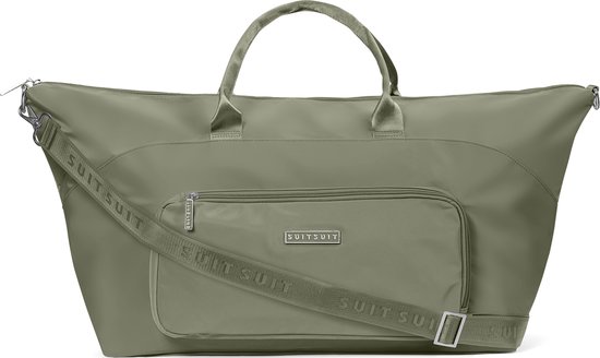 Foto: Suitsuit natura weekendtas dames handbagage tas reistas 36 x 51 x 21 cm 28l olijf