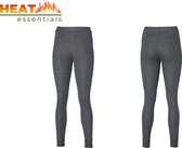 Heat Essentials - Thermo Ondergoed Dames - Thermo Legging Dames - Antraciet - L - Thermokleding Dames - Thermobroek Dames - Thermolegging - Thermo Broek Dames