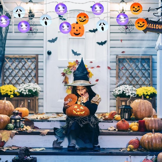 Guirlande Lumineuse Halloween - 3m 20LED Chauve-souris Guirlandes