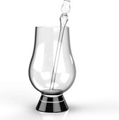 Ensemble combiné de verres à whisky Glencairn standard avec pipette - Cristal sans plomb - Fabriqué en Écosse