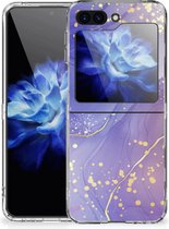 Réaliser une coque adaptée pour Samsung Galaxy Z Flip 5 Aquarelle Violet