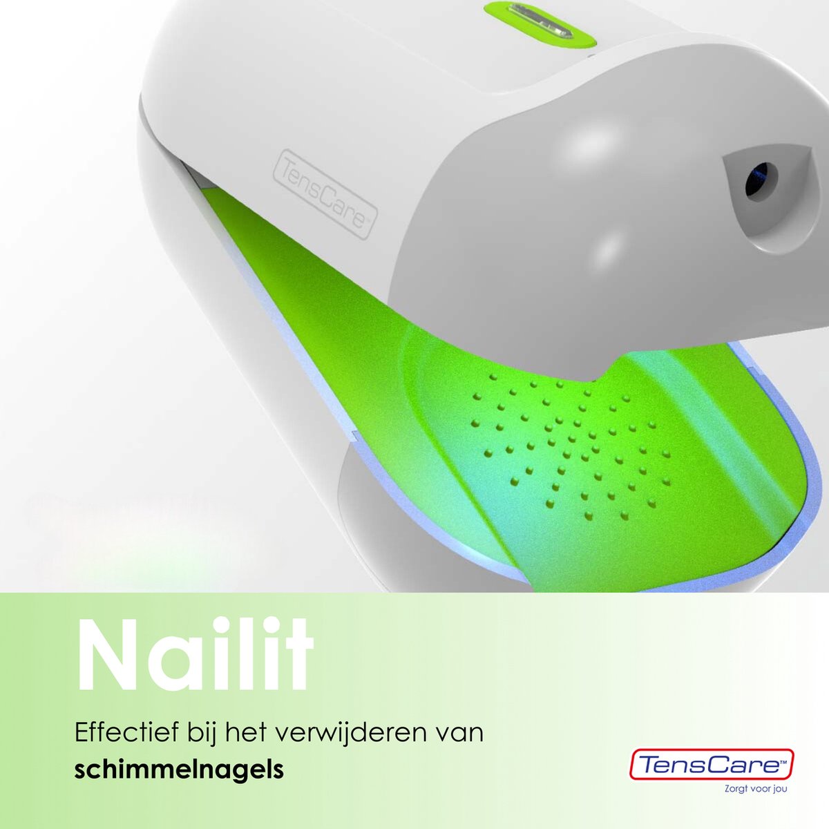 Goedkoopste TensCare Nailit Laser Nagelreiniging - Infra- en Blauwlicht Technologie - voor schimmelnagels