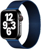 Apple Watch polsband horlogeband milanees milanese blauw heren