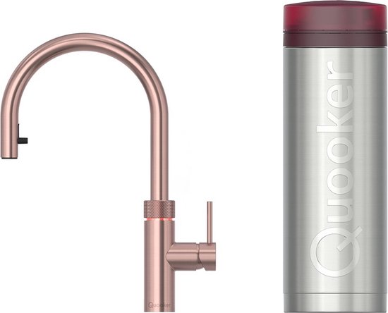 Quooker Flex met PRO3 boiler 3-in-1 kraan rosé koper