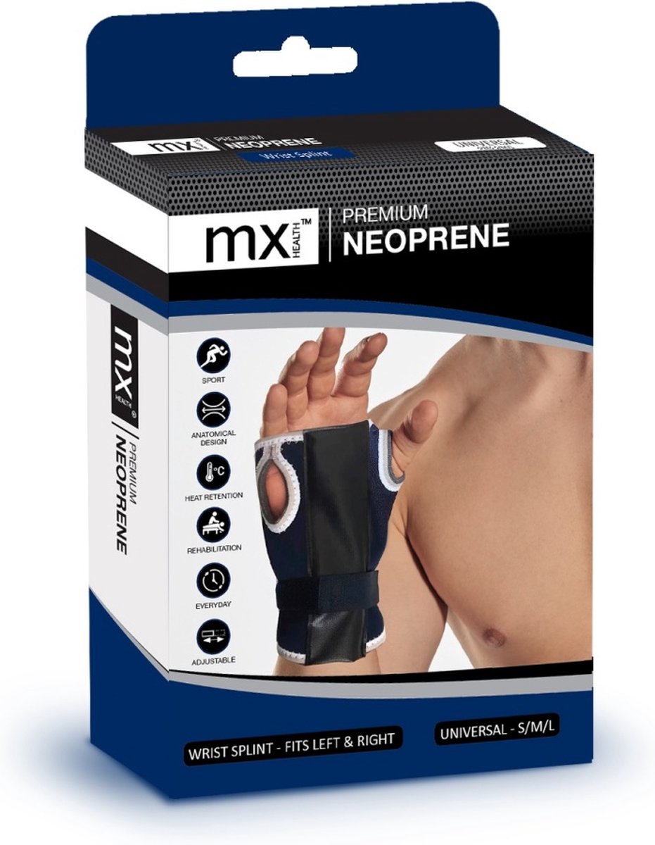 Goedkoopste MX Health Premium Pols Spalk Universeel - Maat S/M/L 1ST