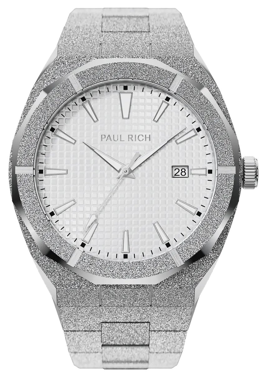 Paul Rich Frosted Star Dust Crystal Waffle FSD31 horloge