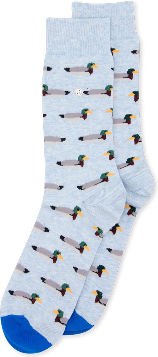 Alfredo Gonzales Ducks Sokken AG-Sk-DUC-01 129 Blue Melee/Grey S(38-41)