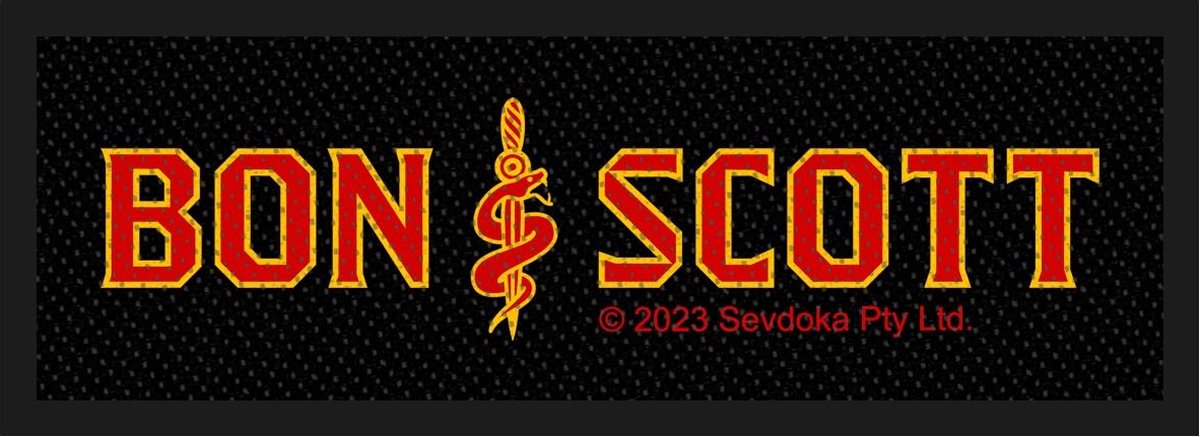 Bon Scott - Brother Snake Patch - Zwart
