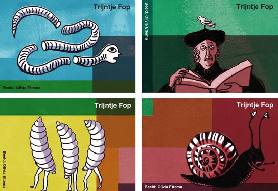 Trijntje Fop Serie - Unieke handgemaakte uitgave verpakt in een luxe geschenkdoos van MatchBoox - Kunstboeken