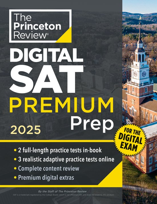 Princeton Review Digital SAT Premium Prep, 2025 5 FullLength Practice