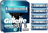 Gillette Scheermesjes Mach3 Turbo - 10x5st - Voordeelverpakking