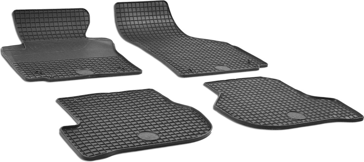 DirtGuard rubberen voetmatten geschikt voor Seat Altea 03/2004-Vandaag, Seat Leon 05/2005-12/2013