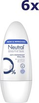 Bol.com Neutral Sensitive Skin Deodorant Roller 6 x 50ml - voordeelverpakking aanbieding