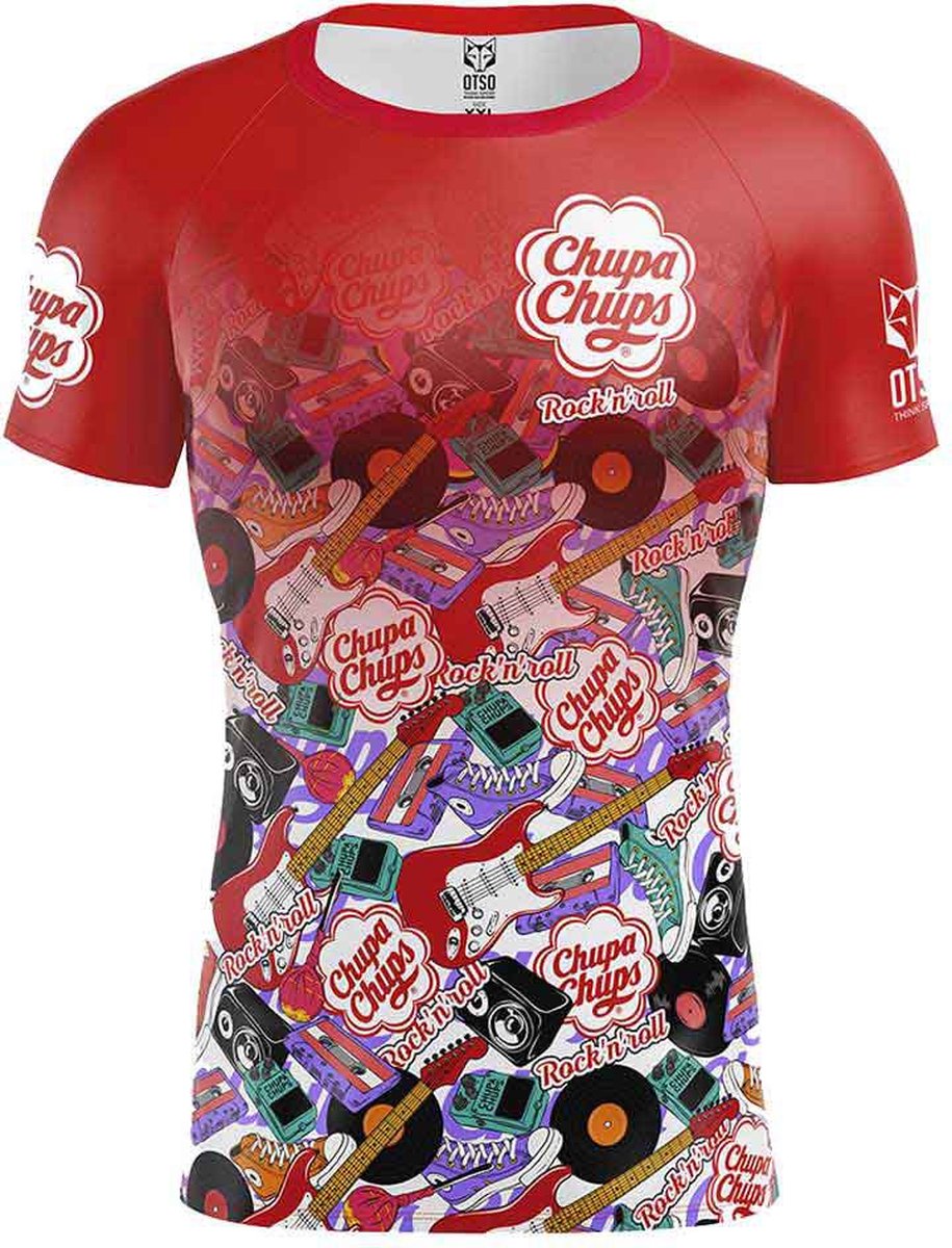 Otso Chupa Chups Rock´n´roll T-shirt Met Korte Mouwen Veelkleurig S Man